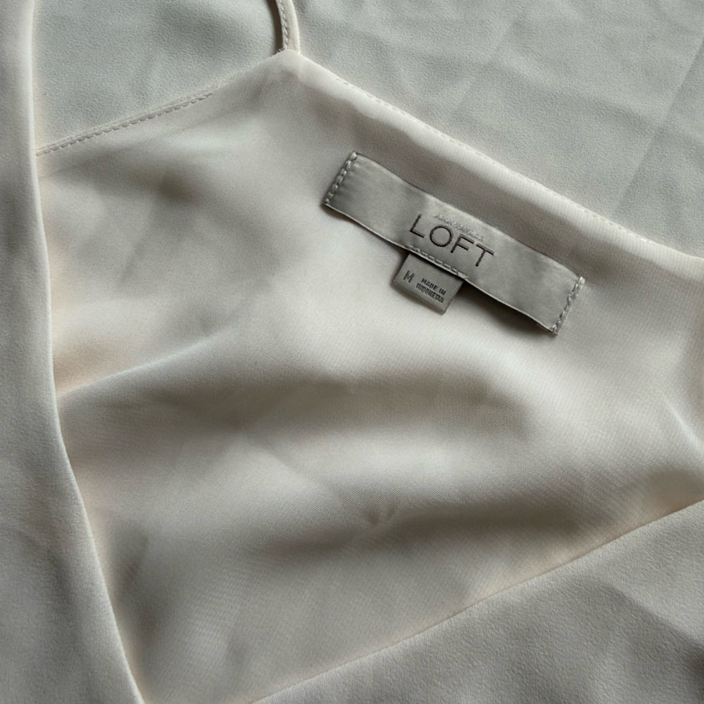 LOFT Soft Cream Blouse